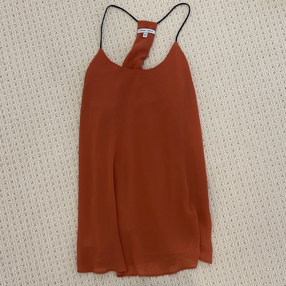 Burnt Orange (rust) camisole top